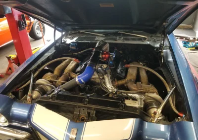 Big turbo install on a Camaro