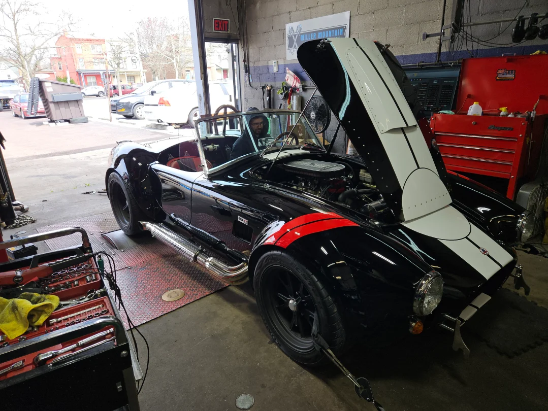 Shelby Cobra on the dyno