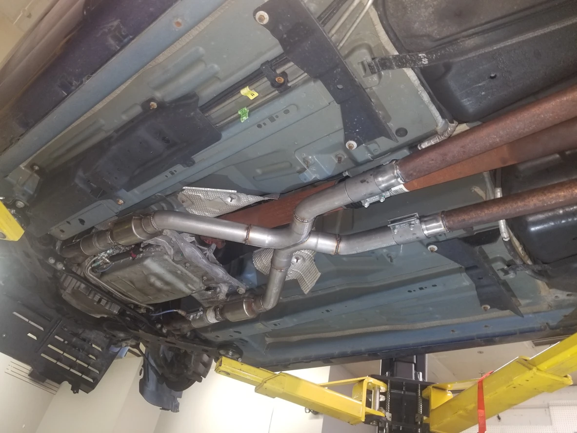 custom stainless steel exhaust x pipe